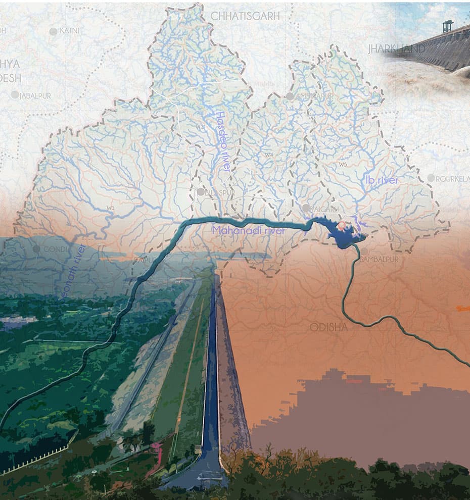 Sustainable River Flow Management: Hirakund Dam